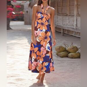 NIP! MIDI Vacation Dress. Resortwear-Small